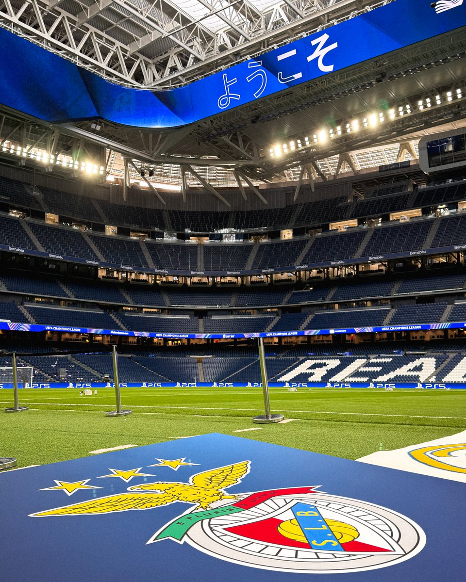 ¡Hola, Bernabéu! 🏟️

#RMCFSLB | #UCL
