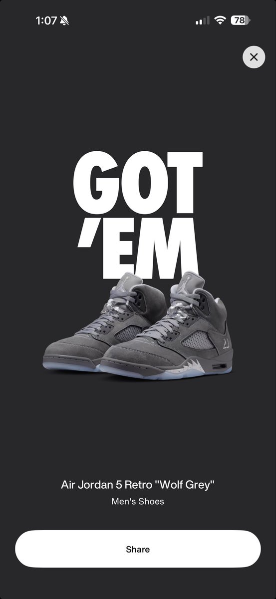 eeburrr's tweet photo. @EldenMonitors JD didnt come thru but snkrs did 🫡 https://t.co/k1wLxzzb0q