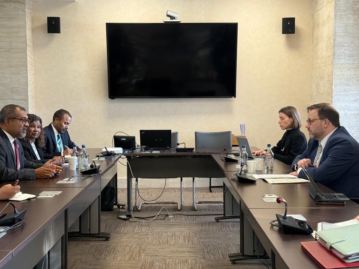 abkhaleel's tweet photo. Met with the Parliamentary Under Secretary of State of the United Kingdom of Great Britain and Northern Ireland, @CPJElmore at #HRC61. 

Our discussions focused on strengthening our cooperation bilaterally, and in multilateral forums https://t.co/VkPJAPoiXW