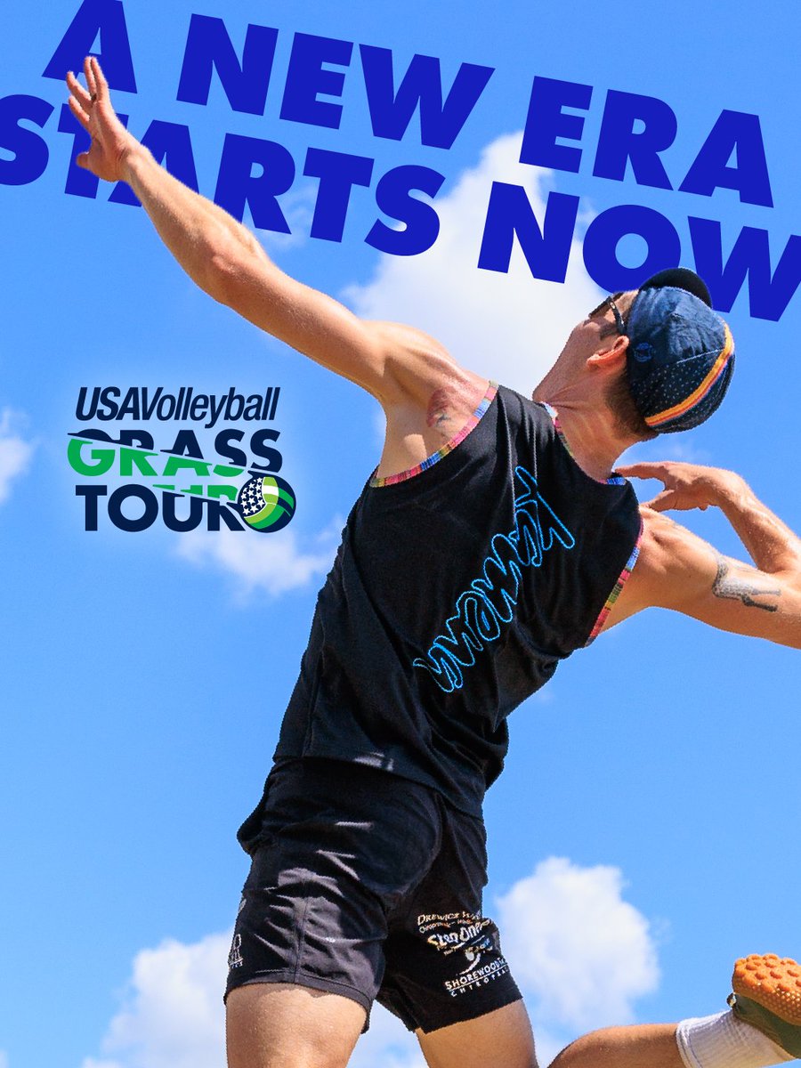 usavolleyball's tweet photo. The game we love is getting bigger. We are launching the USA Volleyball Grass Tour in 2026! 🚀

We are bringing local tournaments under one umbrella, leading up to the inaugural USAV Adult Grass Open National Championship this fall! 🏆

🔗: https://t.co/zlVrVTHY7q

#USAVGT https://t.co/jsYgcHVTum