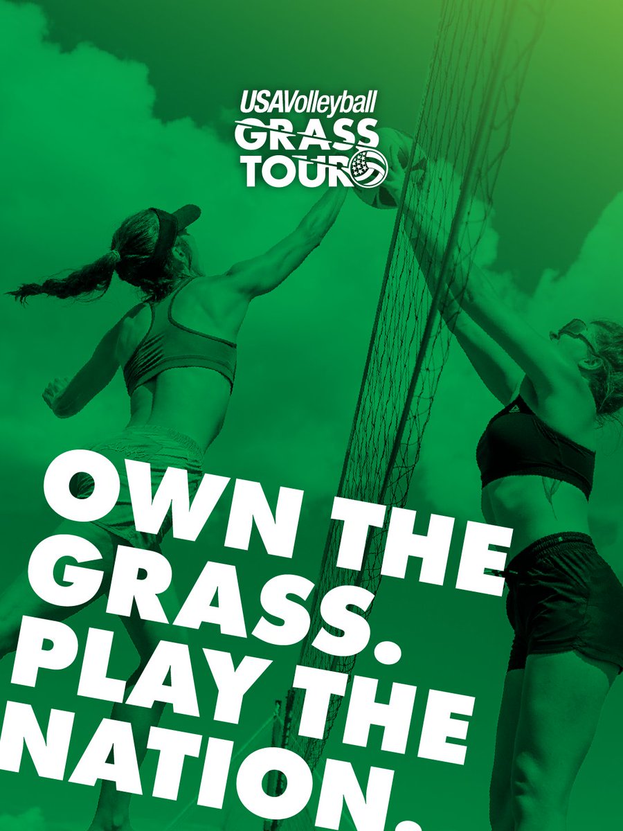 usavolleyball's tweet photo. The game we love is getting bigger. We are launching the USA Volleyball Grass Tour in 2026! 🚀

We are bringing local tournaments under one umbrella, leading up to the inaugural USAV Adult Grass Open National Championship this fall! 🏆

🔗: https://t.co/zlVrVTHY7q

#USAVGT https://t.co/jsYgcHVTum