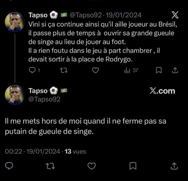 nn8yt's tweet photo. Mais ? t’es pas musulman toi t’es juste un putain de raciste, enfant d’pute va https://t.co/YYVJtqepyA