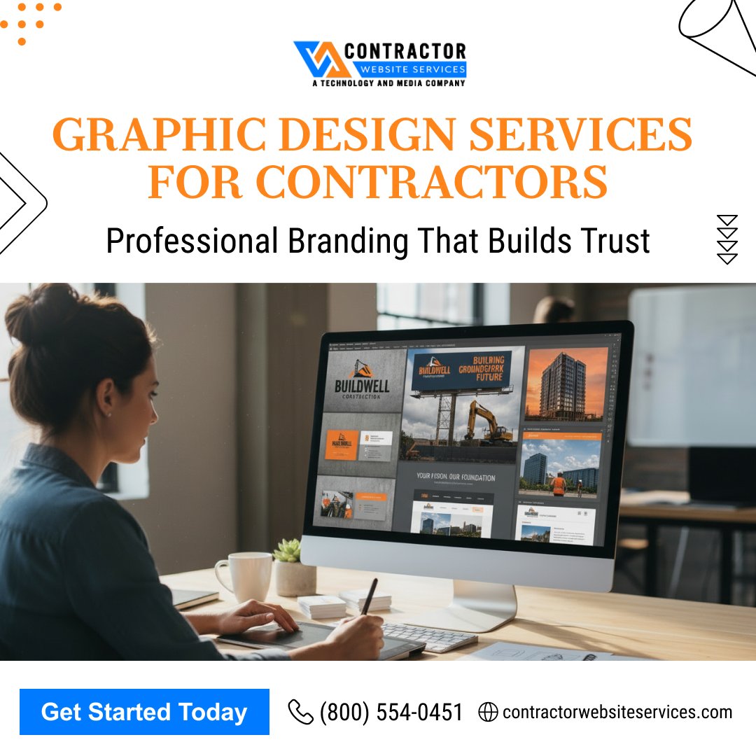 contractorsweb's tweet photo. Your brand visuals shape how customers see your business.
Our graphic design services help contractors look professional, trustworthy, and ready to hire.

📞 800-554-0451
🌐 https://t.co/QIp1vcM7u9

#GraphicDesign #ContractorBranding #BusinessDesign https://t.co/cZ2pBBfcCk