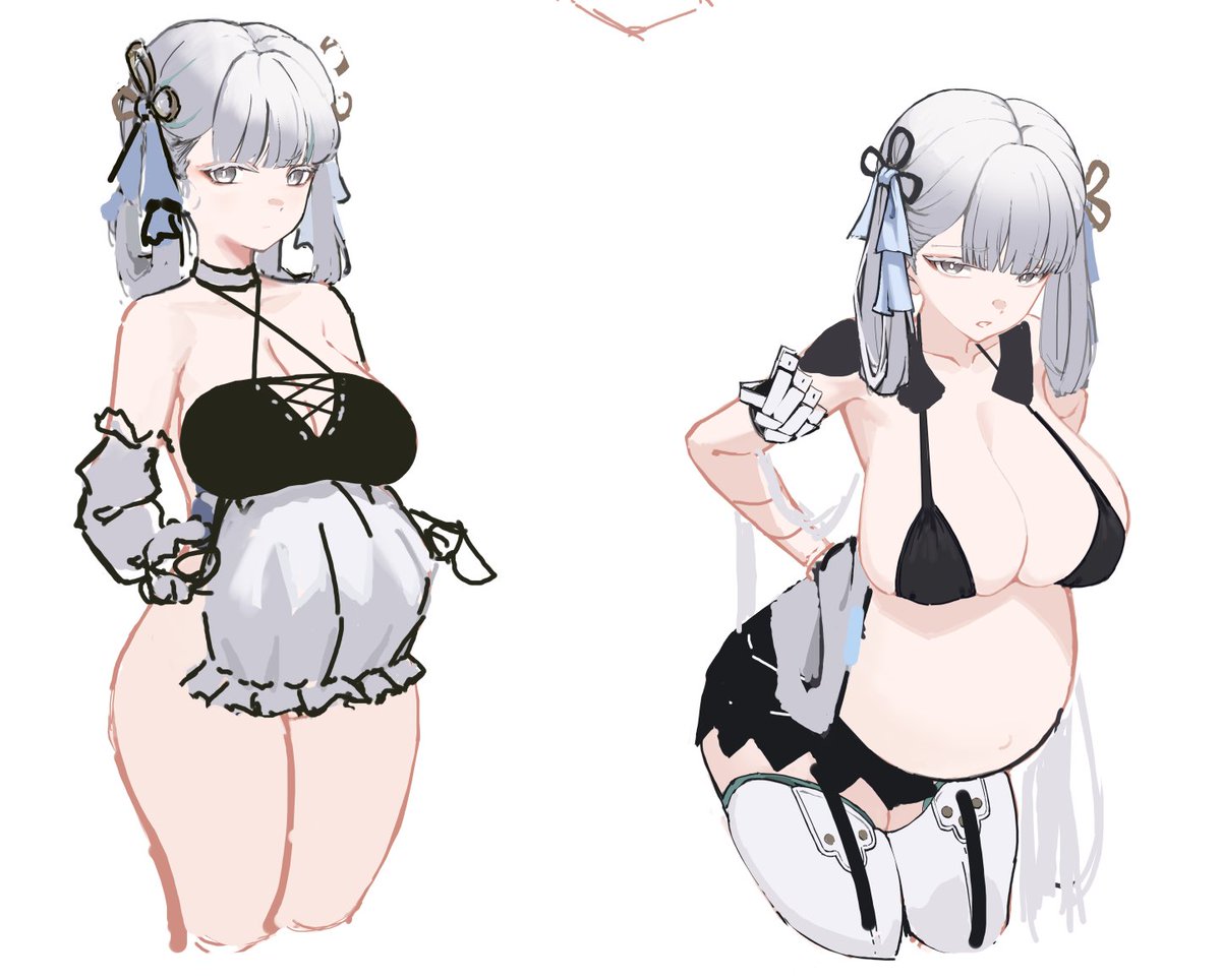 #WutheringWaves  #鸣潮  #ボテ腹 我忘了我什么时候摸的了，很草，但是感觉没机会画完了，也发出来吧