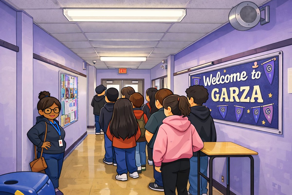 GarzaGriffin's tweet image. Big orientation energy today!
Welcome to the Garza family, new Griffins 💚
Your journey starts here