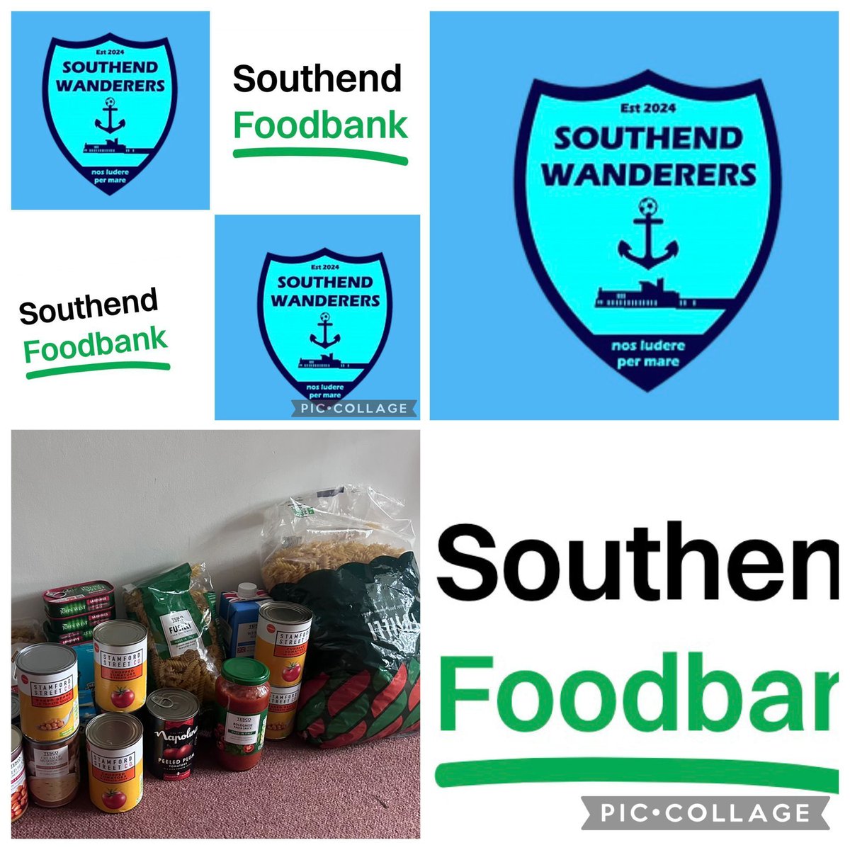 SthendWanderers's tweet photo. A massive thank you to everyone who has already donated goods to support Southend Foodbank 🙏 Your kindness is making a real difference to families in our community who need it most. If you are still able to contribute 👉 https://t.co/zbCBxB5v2c

#FollowTheWanderers https://t.co/Yq1hMNWLWJ