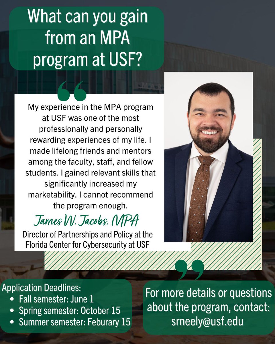 USF School of Public Affairs tweet media