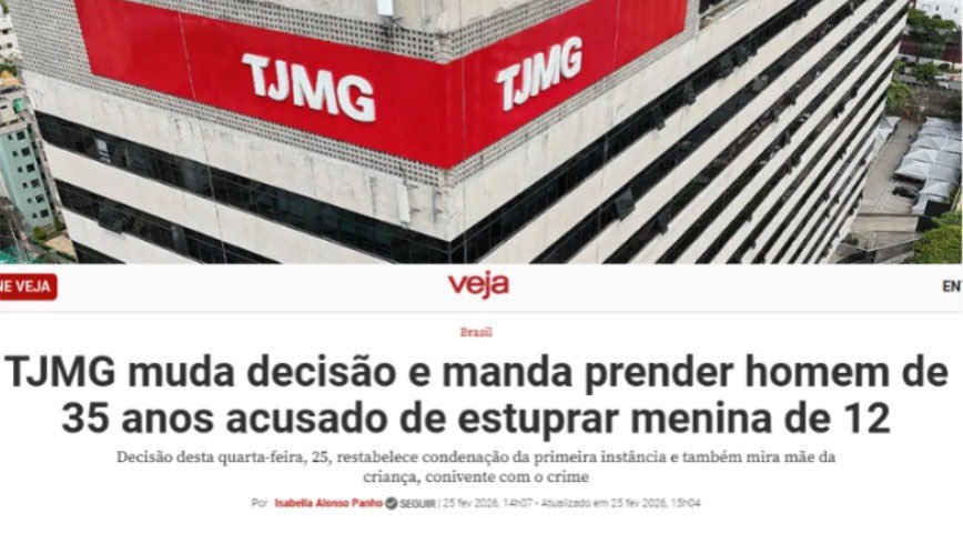 Dessa vez a justiça prevaleceu! O TJMG voltou atrás e determinou a prisão do criminoso de 35 anos pelo estupro de uma menina de 12, anulando também a absolvição da mãe conivente. 

Não podemos permitir que criminosos como esses passem ilesos! Continuaremos atentos e cobrando