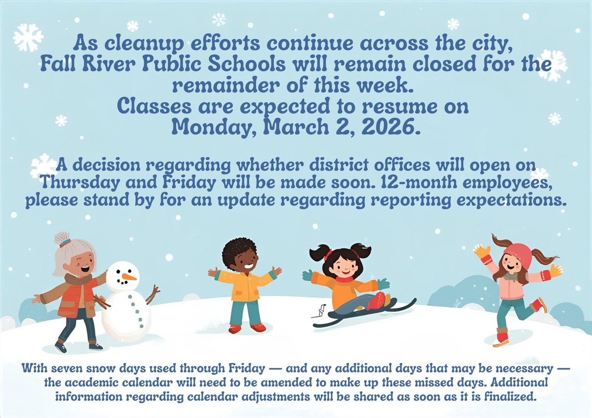 Fall River Public Schools Supt tweet media