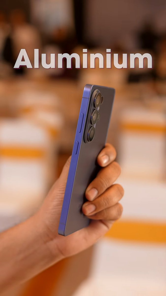 beebomco's tweet photo. The Samsung Galaxy S26 Ultra is Here!

- 6.9" 2K M14 LTPO 120Hz Privacy Display
- Snapdragon 8 Elite Gen 5 
- Upto 16GB LPDDR5X RAM & 1TB UFS 4.0 Storage
- 21% Bigger VC Chamber
- 200MP Main f/1.4 + 10MP 3x Telephoto + 50MP UW + 5x ALoP Periscope + 12MP Front Camera
- 4K Auto Framing Video + Horizontal Lock
- 5000mAh battery + 60W Wired & 25W Wireless Charging
- OneUI 8.5 with Now Nudge, Photo Assist Prompts and more
- 7.99m, 214g, Aluminium Frame

The phone starts at ₹1,39,999  for the 12+256 variant.
- 12+512GB =₹1,59,999 
- 16+1TB = ₹1,89,999

What do you think about the phone and pricing? Tell us!