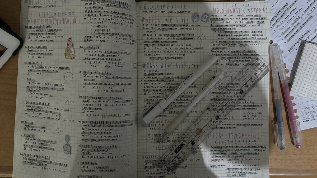hrpcve's tweet photo. behind every neatly organised note is a messy compilation of notes you write in class #studytwt https://t.co/7L6ReXb1U9