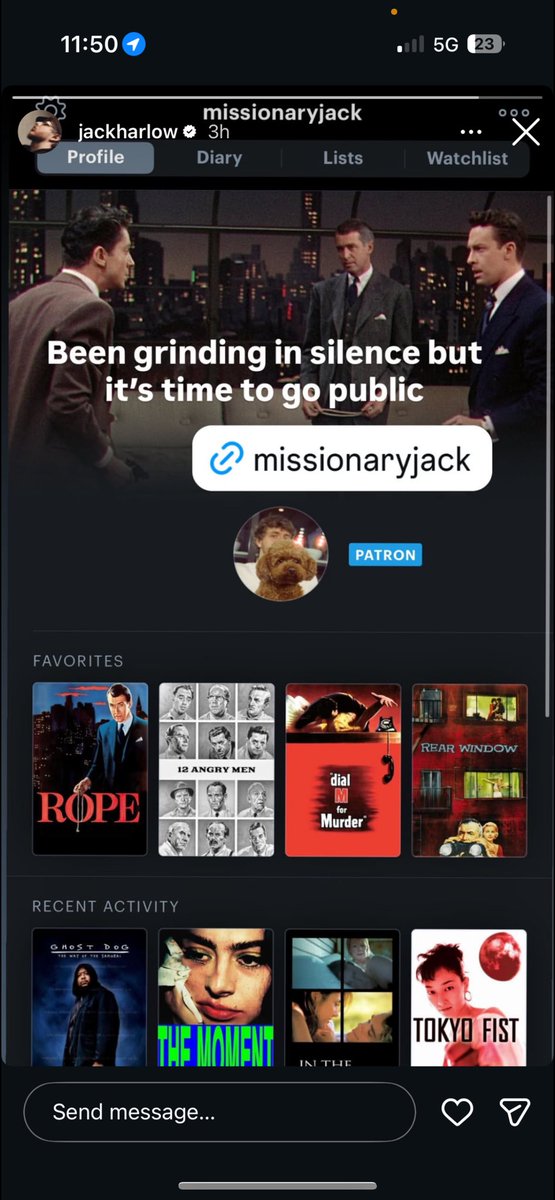 ComplexMusic's tweet photo. Jack Harlow’s Letterboxd reviews are GREAT 🤣 https://t.co/IVZ4OyttsX