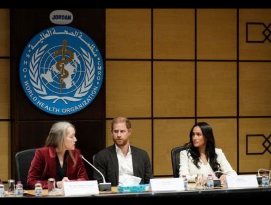 GloGoonerette's tweet photo. Prince Harry, Duke of Sussex and Meghan, Duchess of Sussex are on a two-day visit to Jordan—a clear example of humanitarian work done right: focused, purposeful, and undistracted.
#HarryAndMeghan
#PurposeDriven
#GlobalService
#ServiceInAction
#LeadershipWithHeart
#JordanVisit https://t.co/pqTNrMu2NO