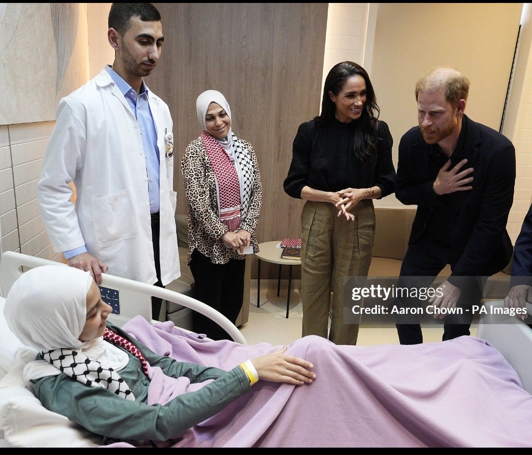 GloGoonerette's tweet photo. Prince Harry, Duke of Sussex and Meghan, Duchess of Sussex are on a two-day visit to Jordan—a clear example of humanitarian work done right: focused, purposeful, and undistracted.
#HarryAndMeghan
#PurposeDriven
#GlobalService
#ServiceInAction
#LeadershipWithHeart
#JordanVisit https://t.co/pqTNrMu2NO
