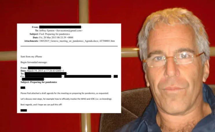 THE TRUTH IS OUT! EPSTEIN EMAIL CONFIRMS COVID WAS A GLOBAL ELITE PSYOP — THEY PLANNED PANDEMICS FOR YEARS TO ENSLAVE HUMANITY!

Jeffrey Epstein was personally handed the pandemic blueprint years before anyone heard of COVID. This wasn’t science. This was premeditated tyranny