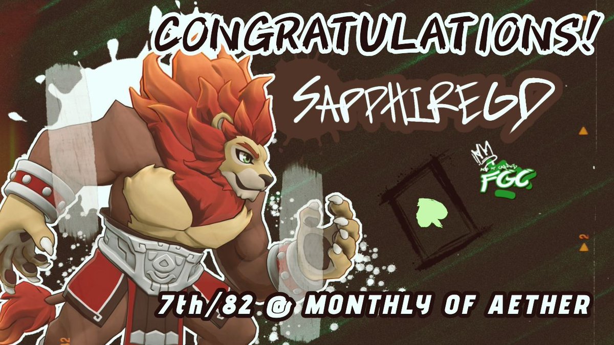 Congratulations to <a href="/SapphireGMD/">AoC | SapphireGD</a>
For his stellar performance at monthly of aether 
7th out of 82.
Great job goat keep it up.

🖼 by <a href="/StarLocke22A/">AOC | Starlocke</a>
