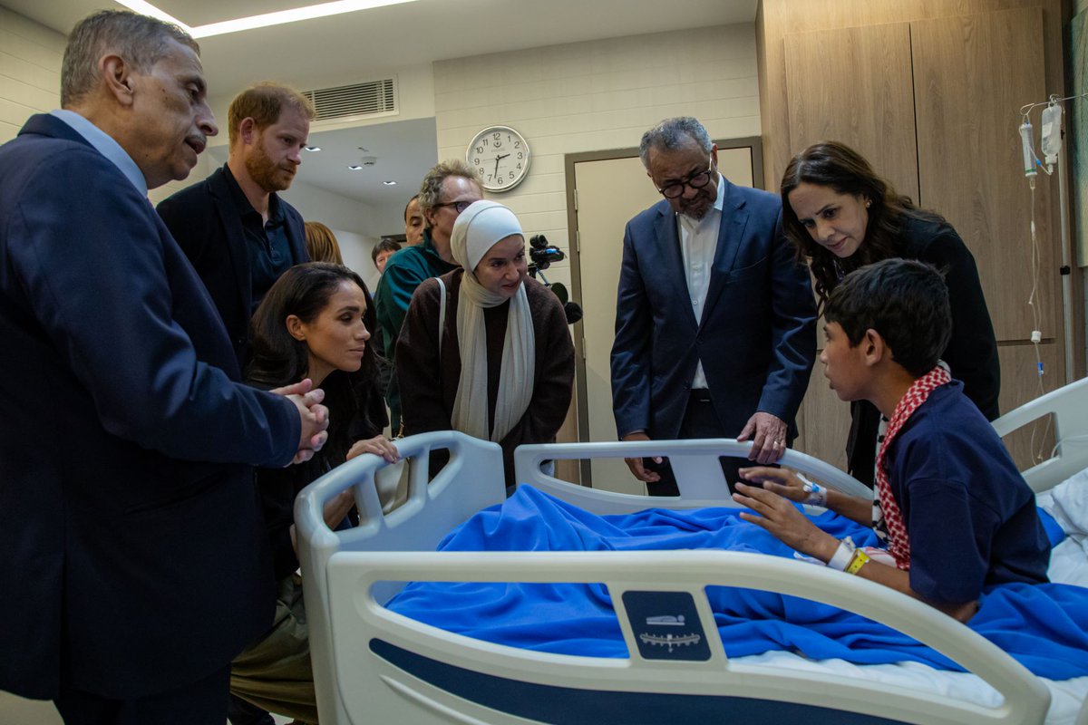 Today <a href="/DrTedros/">Tedros Adhanom Ghebreyesus</a> concluded the first day of his two-day State visit to Jordan. The visit spotlights the strong and growing partnership between WHO and Jordan across universal health coverage, mental health and humanitarian health action.
Learn more: bit.ly/4rDypWb