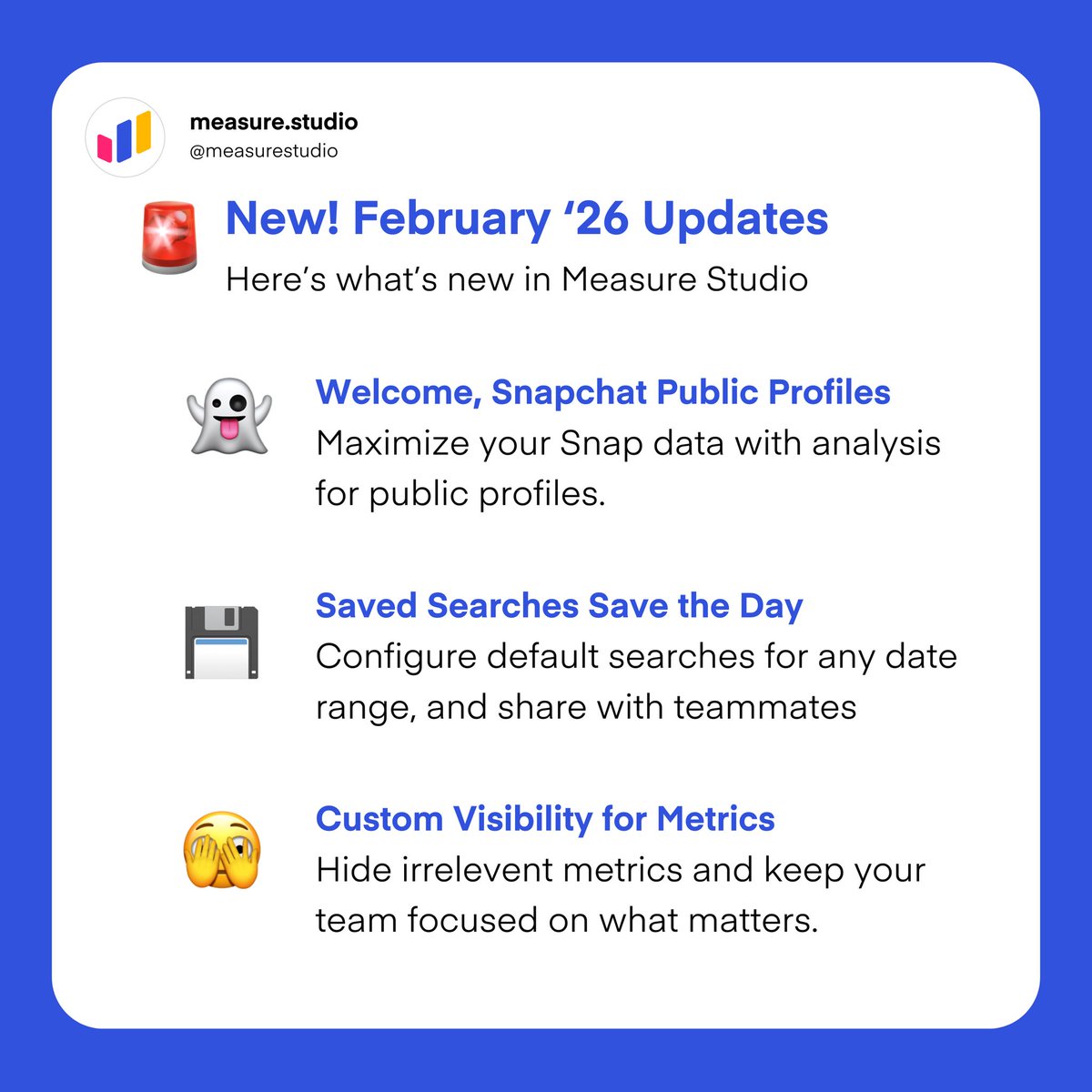 Measure Studio tweet media