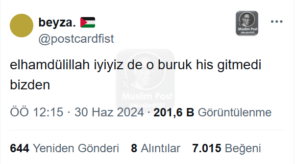 Müslüman Tweet tweet media
