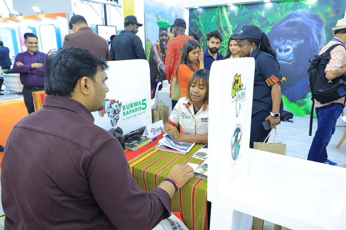 parvinnantumbwe's tweet image. Day one closed #SATTE Expo New Delhi India #ExploreUganda @Kubwa5Safaris representing.