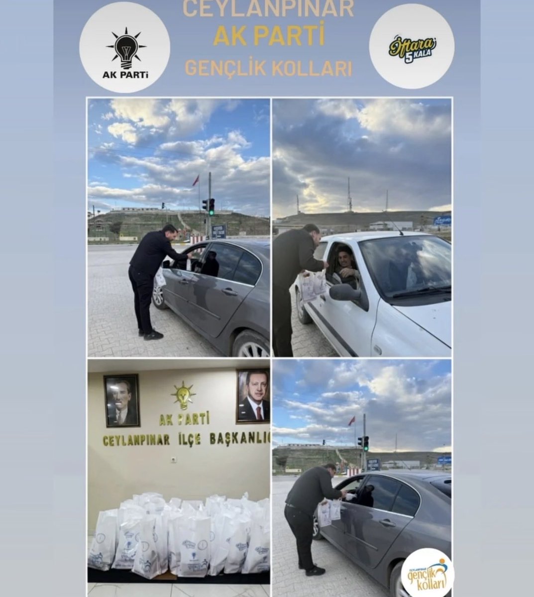 Fatihguntekinn's tweet photo. Ak Gençlik Ceylanpınar Ailesi  olarak iftara 5 kala buluşuyoruz.

@furkankucukk_ 
@milhamigunbegi 
@avyusufibis 
@CYAZMAC 
@ibrahimeyyupogl 
@ferdisenel25 
@bybekirbozdag https://t.co/nP7waXOkbf