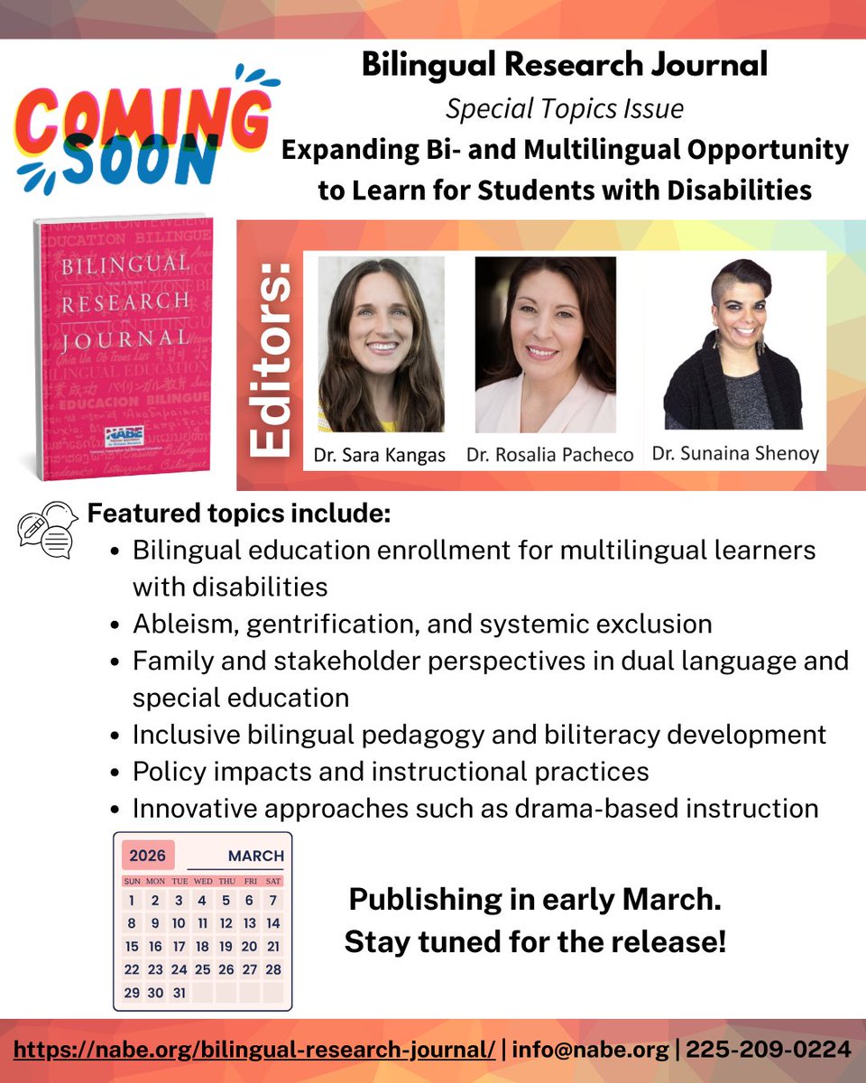 NABE- National Association for Bilingual Education tweet media