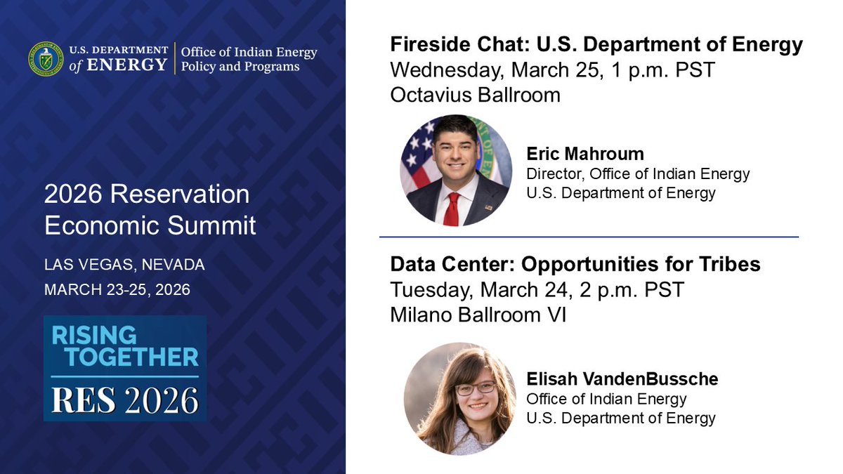 Office of Indian Energy | DOE tweet media