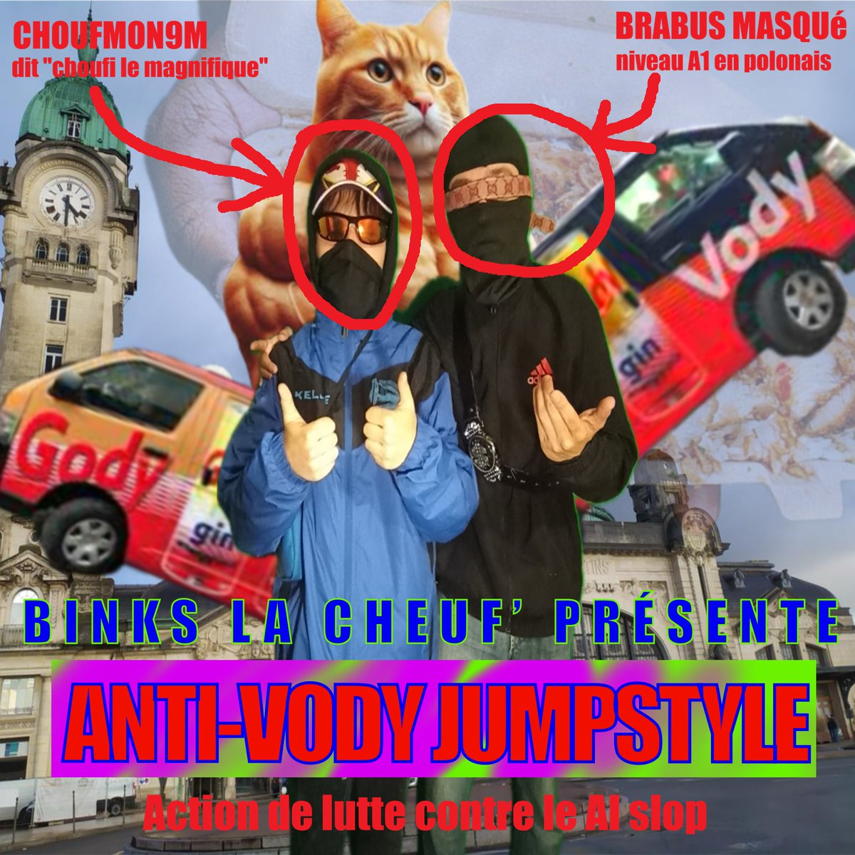 binkslacheufzer's tweet photo. ANTI-VODY JUMPSTYLE ACTION, NOUVELLE CHEUF'TRACK DISPO SUR SOUNDCLOUD 🚬 LIEN EN DESSOUS ⤵️ https://t.co/hHm0iDkAwO