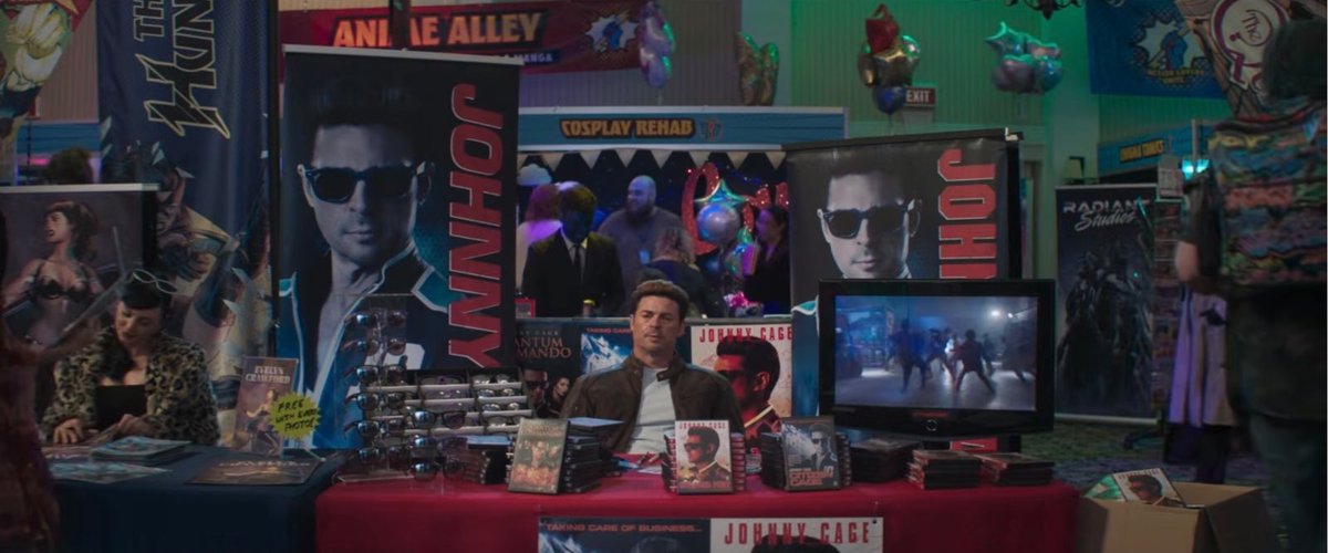 screenspot's tweet image. New look at Karl Urban as Johnny Cage in ‘MORTAL KOMBAT 2.’