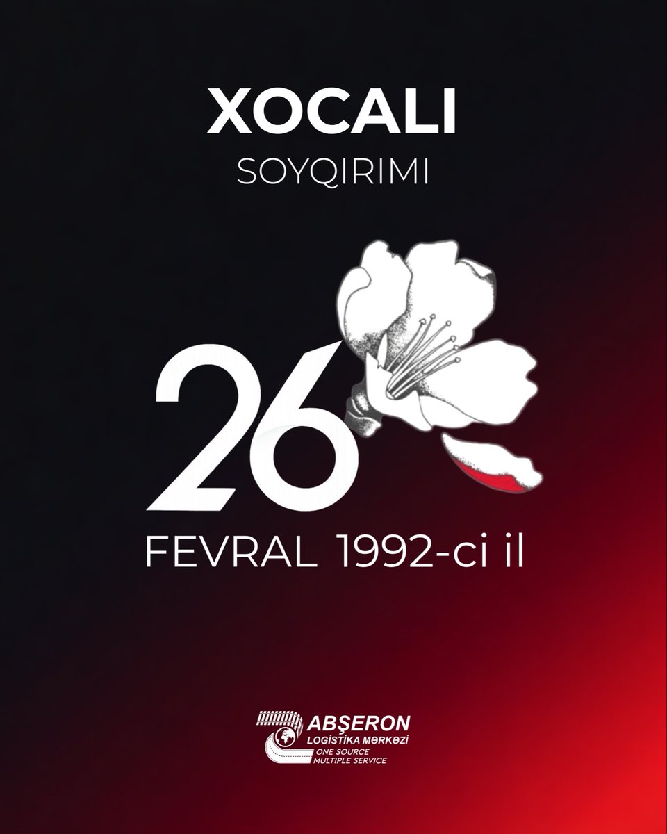 Xocalı soyqırımı qurbanlarının əziz xatirəsini dərin hüzn və ehtiramla yad edirik!
~
We honor the dear memory of the victims of the Khojaly genocide with deep sorrow and respect!