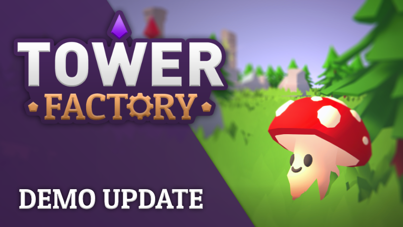 GiusCaminiti's tweet photo. After more than 1 year the Tower Factory DEMO has been updated!🍄🍄🍄

If you still haven’t played the game, you can now try a demo with a gameplay experience that’s much closer to the full game. https://t.co/zNcgoRNKqW