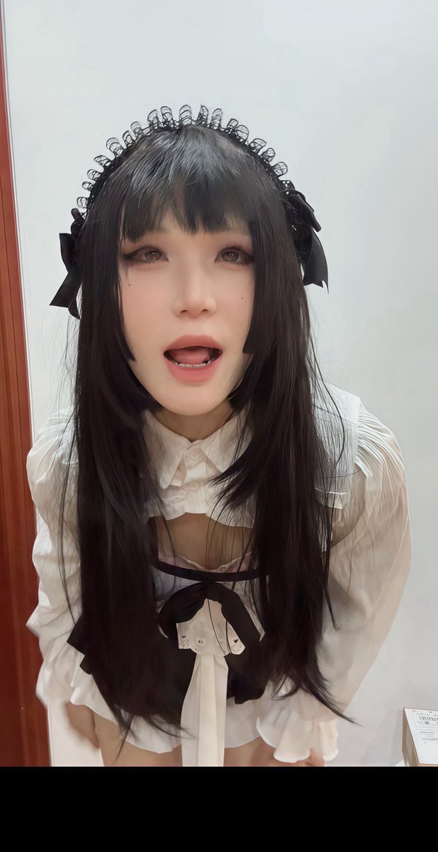 moemo_e1's tweet photo. 给大家表演一个阿黑颜吧，这事好久不做了😋
#男娘
#女装 
#女装男子 
#伪娘 #偽娘 
#mtf #sissy https://t.co/mqEQ1XGcHh