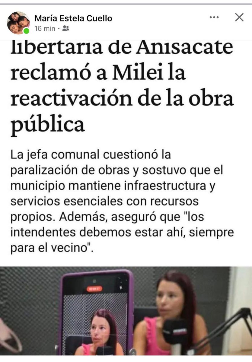 choper407's tweet photo. @JMilei , @madorni , @MenemMartin , @lilialemoine , @PatoBullrich, @GordoDan_
Qué pasa que la que dice ser int de Anisacate (cba), y que dice apoyar a Javie "le pega tan duro y por la esplda"? https://t.co/NWabP6MhoR