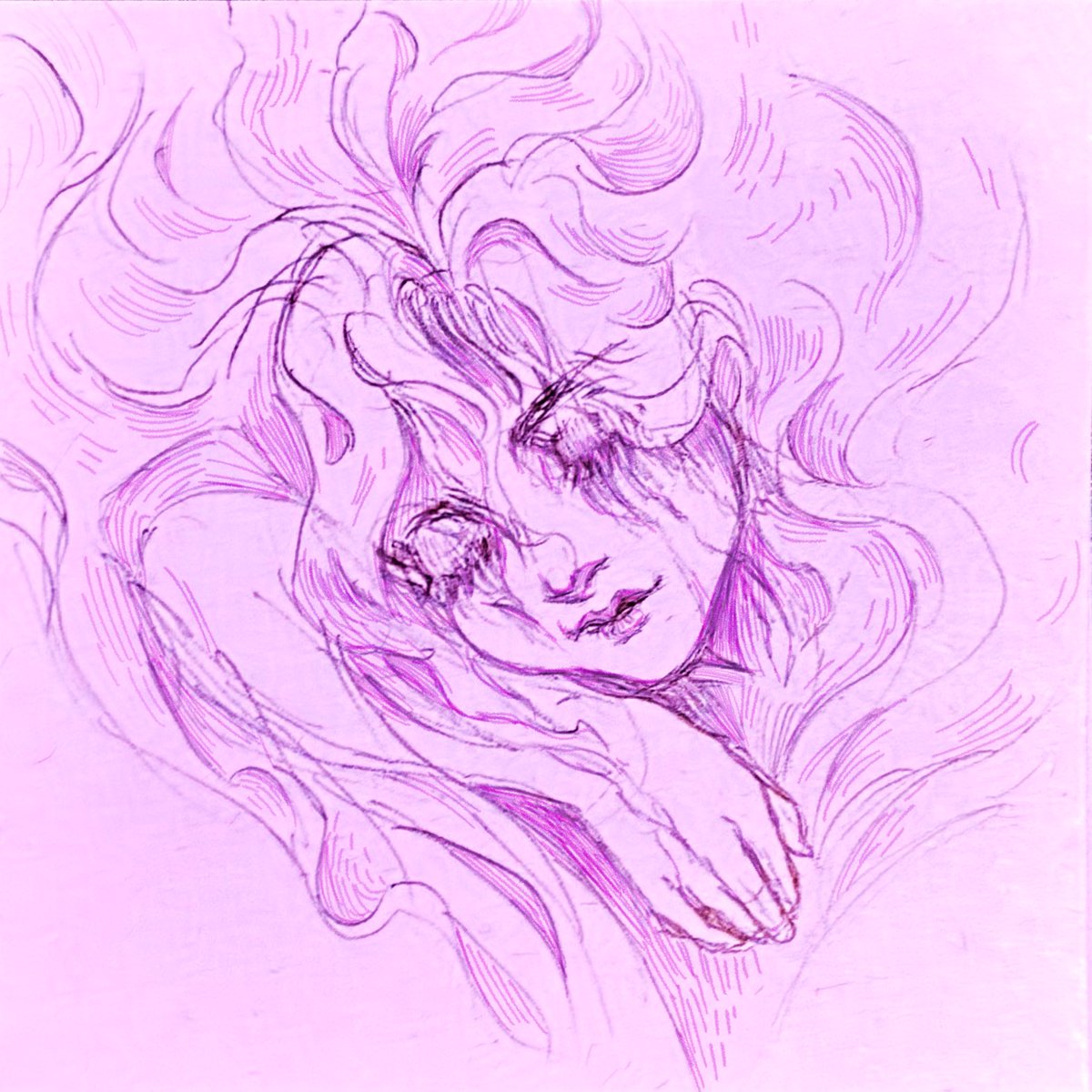jia_yn's tweet photo. Drew this purple post it St. Trina a while back. While I still like it, I felt it needed some more to match the improvement I’ve made since. So I shaded it digitally (didn’t erase it or alter otherwise). Left is shaded, right is og! Which do you prefer?

#ELDENRING https://t.co/RzmHu0kkv2