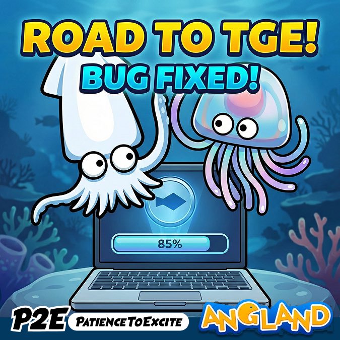 _joelad's tweet photo. told you guys about @Angland_x few hours ago…and now we can see TGE is  85% ready.

and if TGE is 85% ready, if you’re smart, you know what to do already🚀

getting in early with Angland isn’t just hype, it’s you positioning before the real momentum starts! 

don’t feel left out, join in on Angland and have fun while at it.