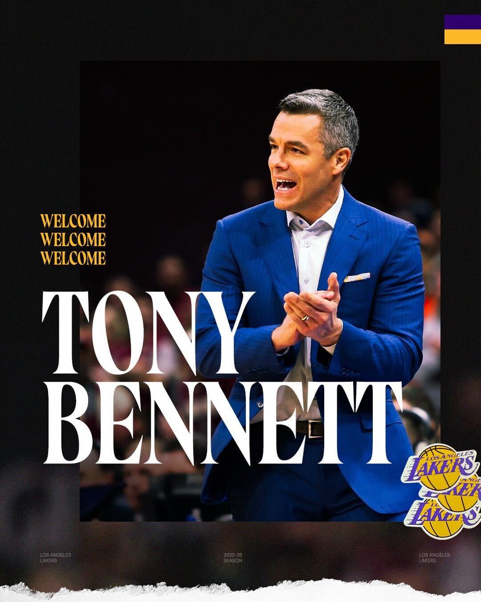 The Lakers welcome Tony Bennett as NBA Draft Advisor.