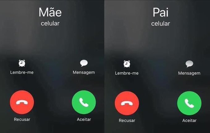 Se você ainda tem a chance de receber essas duas chamadas, você é a pessoa mais sortuda desse mundo.