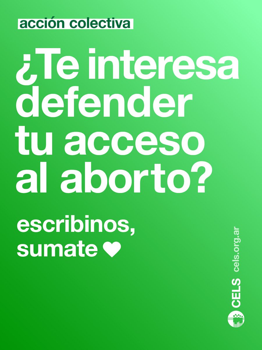 Si sentiste que tu acceso al aborto pudo haber sido afectado por obstáculos de algún tipo o falta de insumos, escribinos.

Por la acción legal que iniciamos -en representación de la Asociación Civil La Ciega- el Ministerio de Salud convoca durante 30 días a personas gestantes y