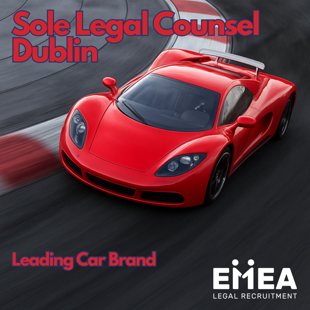 EMEA_LEGAL's tweet photo. We're currently looking for a Sole #LegalCounsel to join one of the world’s most iconic car brands. Based in Central #Dublin , it’s a chance to own the legal function for a global leader where you’ll be the "go-to" person on the ground. See here: https://t.co/frvDng7kQm https://t.co/B4lrrSJ4AE