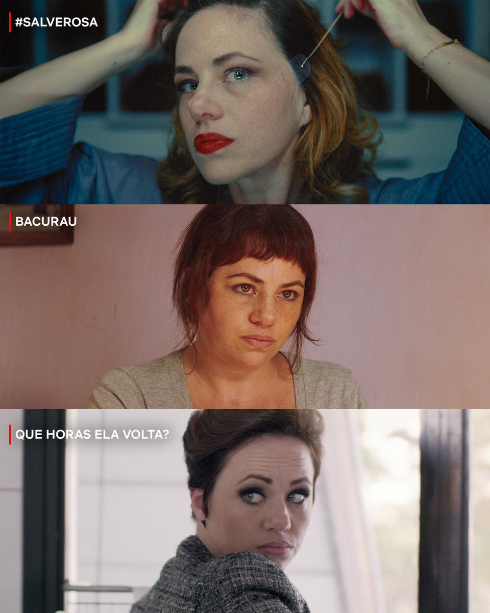 NetflixBrasil's tweet photo. Se tem a Karine Teles, eu sei que o filme vai ser bom (e que eu vou passar raiva). https://t.co/cVfaPEczt5