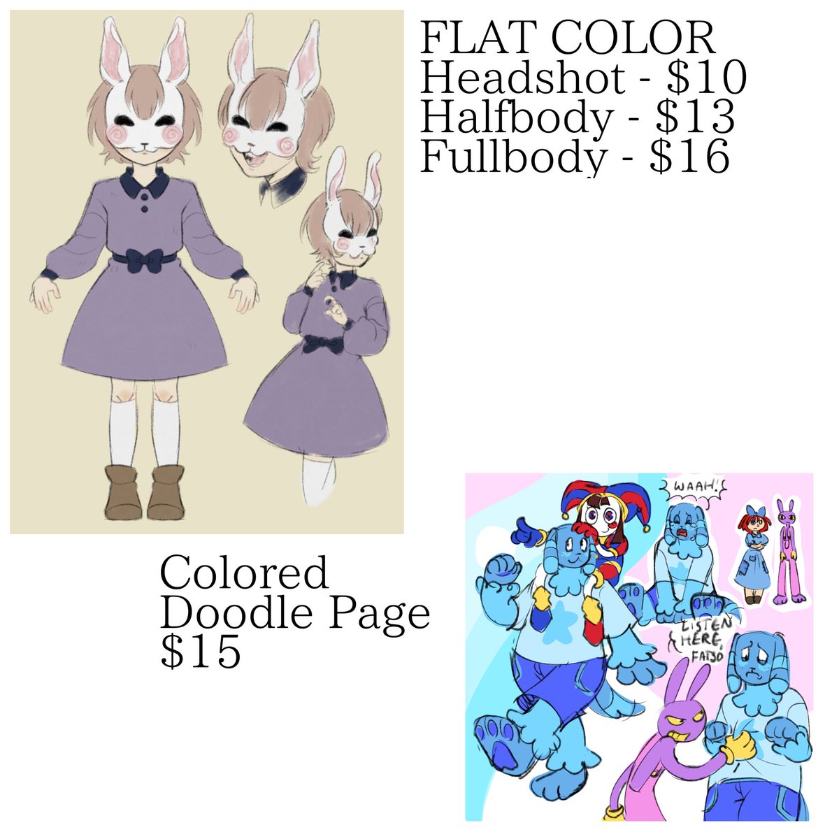 razorbwades's tweet photo. commission info, I'll draw almost anything tbh https://t.co/MuDYQ7Tjba