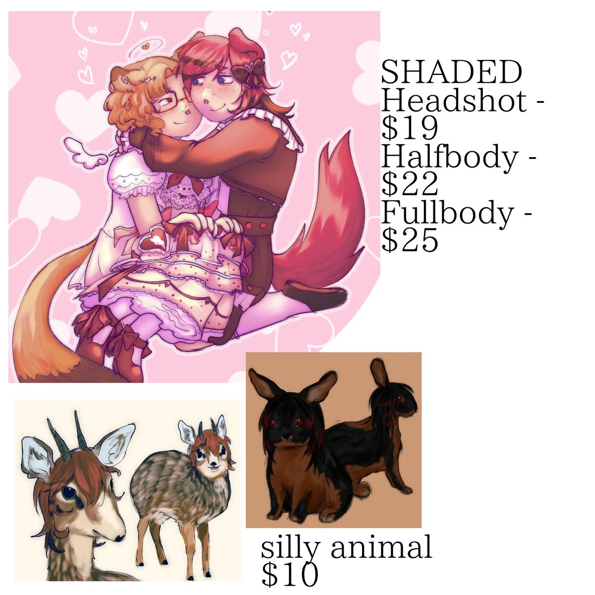 razorbwades's tweet photo. commission info, I'll draw almost anything tbh https://t.co/MuDYQ7Tjba