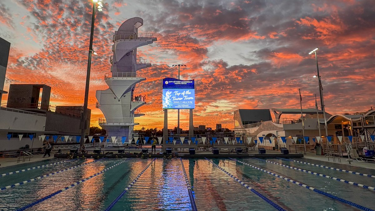 Fort Lauderdale is the ONLY U.S. stop for the 2026 American Cup! 🏊

Plus, we’ll host:
🏊 3 consecutive World Aquatic High Diving World Cups (2026–2028)
🏊 Junior High Diving World Championships (2026 &amp; 2028)

More info: bit.ly/AquaticCenterF…

📸 =  <a href="/FTLCityNews/">City of Fort Lauderdale</a>