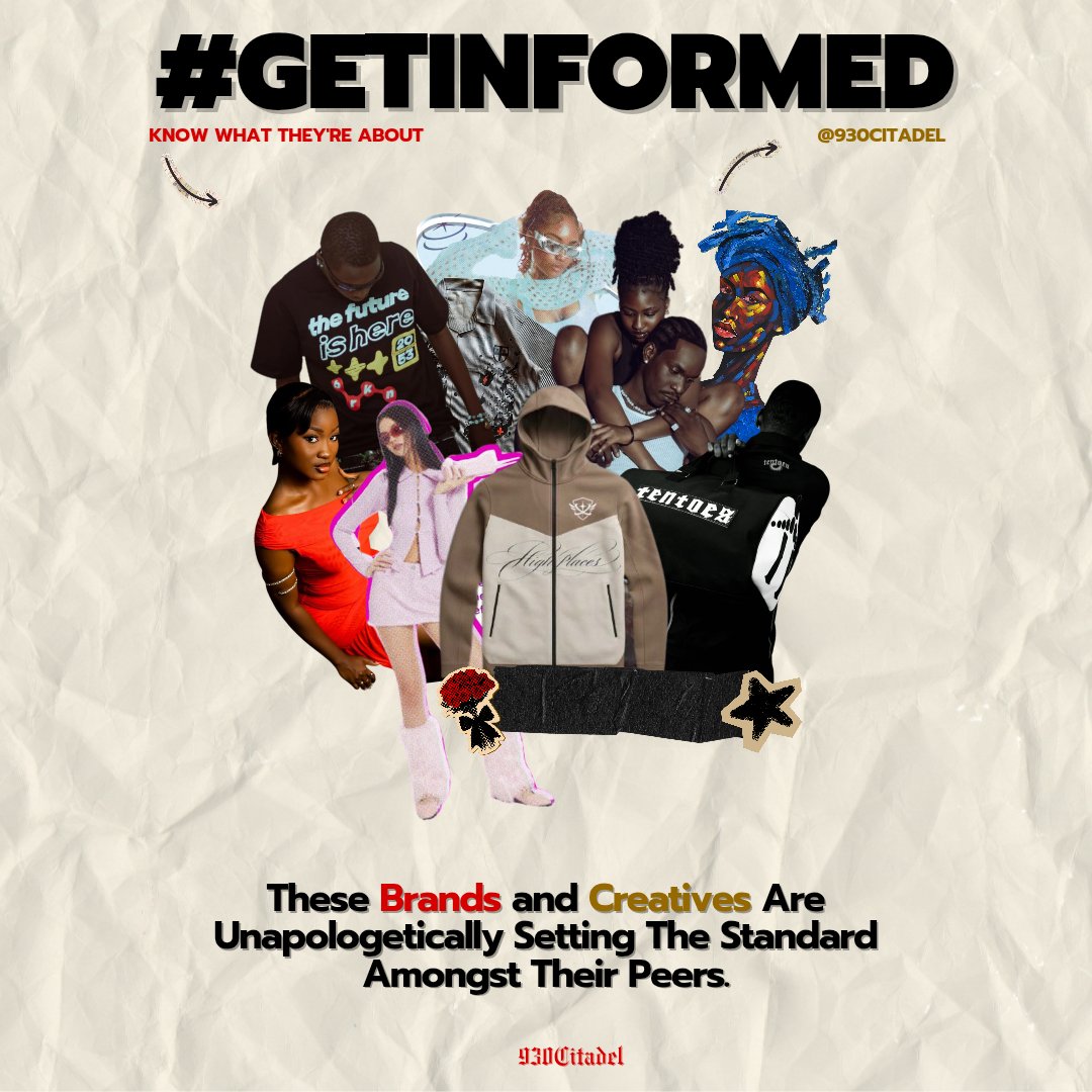 930Citadel's tweet photo. It’s Wednesday, which means it’s time to #GETINFORMED.
Here’s a roundup of brands and creatives on our radar this week. https://t.co/SfIPxvH4ld