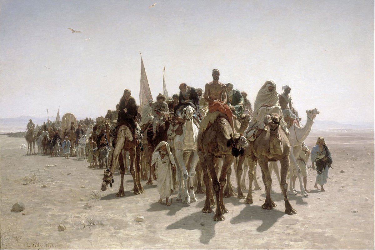 2Hroth's tweet photo. Onderweg naar Mekka (1861).
#pelgrimage
🎨 Léon Belly https://t.co/diW3YBnJKJ