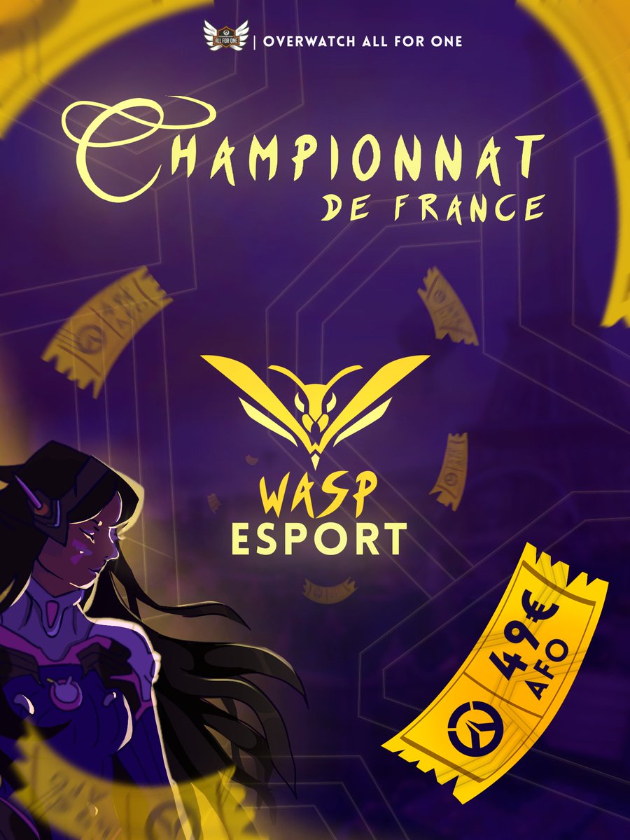 On a besoin de votre soutien pour aller chercher le titre ! 🏆

Venez nous encourager en direct au <a href="/PlayAllForOneFR/">Overwatch AllForOne France</a>  les 9 et 10 mai. Votre soutien fait toute la différence dans le lobby ! 🔥

📍 On se voit là-bas ?

Prenez vos places ici pour soutenir la Wasp 🐝 :