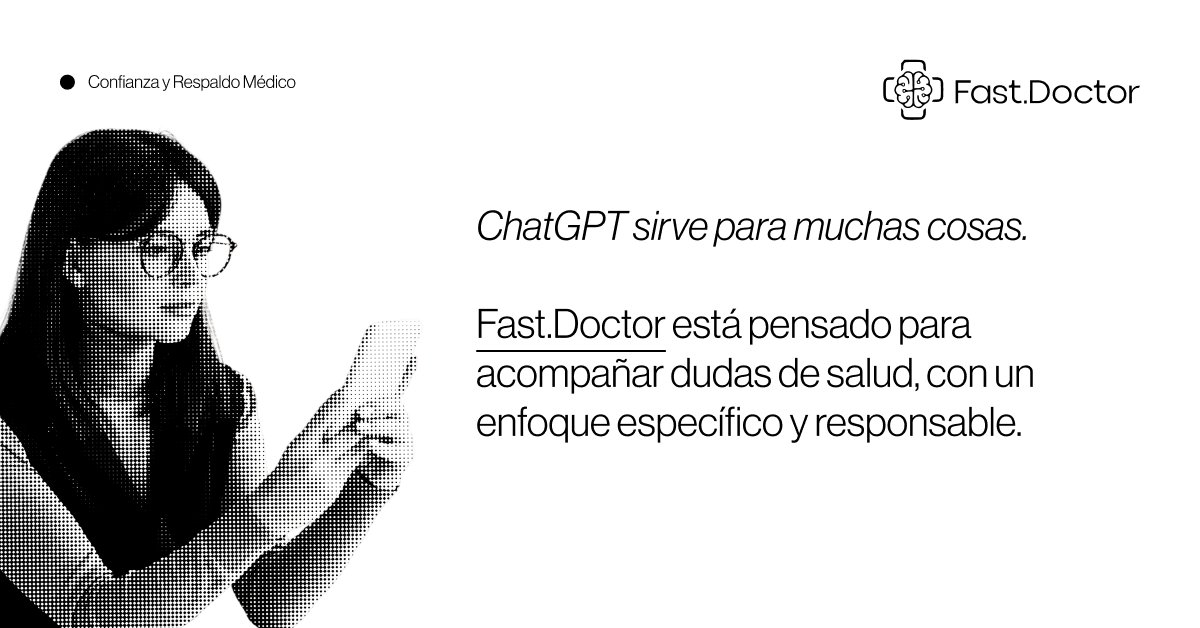 FastDoctorMed's tweet photo. ¿Seguís confiando en una Inteligencia Artificial sin respaldo médico? En https://t.co/GZwDJEsE6T cada consulta está acompañada por especialistas reales que validan tus síntomas y decisiones.

#SaludConIA #MedicinaDigital #ConsultaOnline #OrientaciónMédica #FastDoctor https://t.co/QH64anB1oc