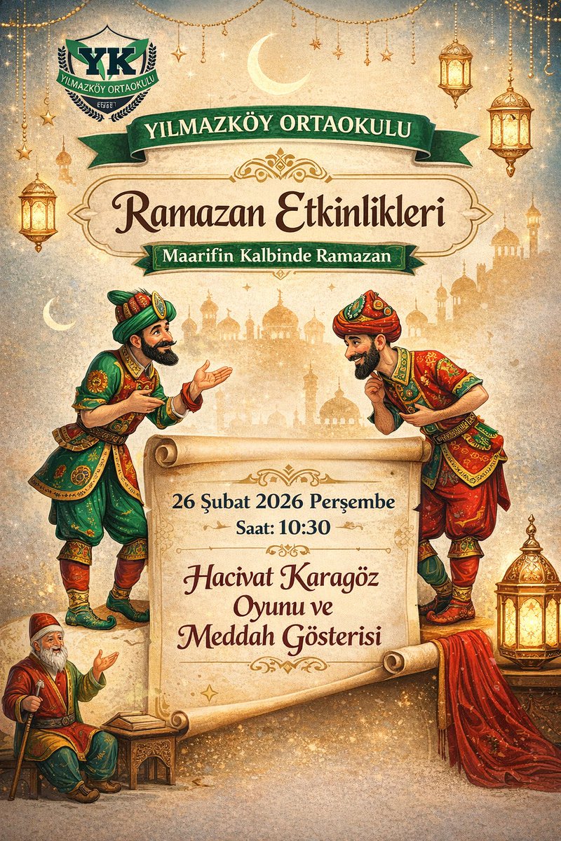 Geleneksel Ramazan Neşesi Okulumuza Geliyor! 🌙✨<a href="/tcmeb/">Millî Eğitim Bakanlığı</a> <a href="/Aydin_MEM/">Aydın İl Millî Eğitim Müdürlüğü</a> <a href="/AydinMemArge/">Aydın İl Mem Ar-Ge</a> <a href="/mehmetyigitmem/">Mehmet YİĞİT</a> <a href="/efelerilcemem/">EFELER İLÇE MİLLİ EĞİTİM MÜDÜRLÜĞÜ</a> @hakanozcan_09 #köklerdengeleceğe #türkiyeyüzyılımaarifmodeli #MaarifinKalbindeRamazan