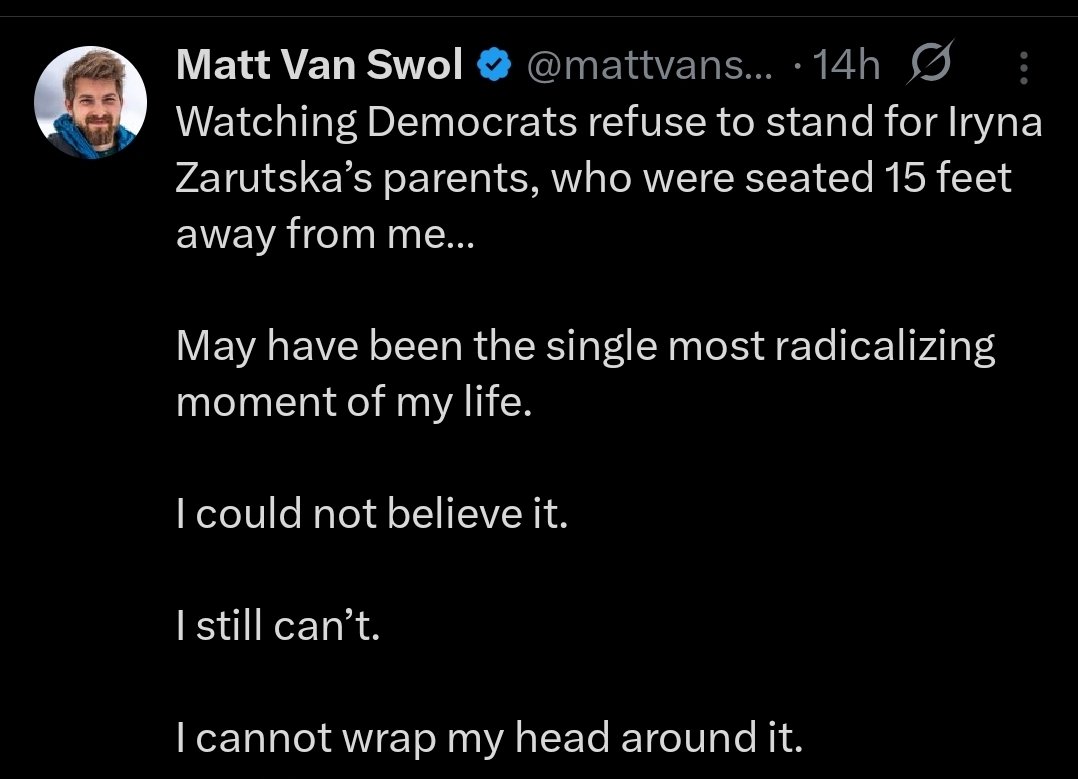 Sad Fact: Iryna would be safe at home in Ukraine if you dipshit MAGAts hadn't stopped sending defensive weapons to her homeland