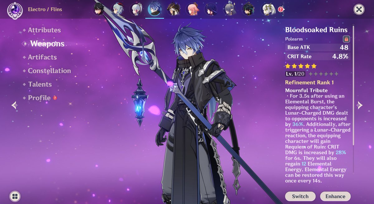 bastchet's tweet photo. I FORGOT they're both in this ver, and so their weapons. Since I want Flins’ as well, I had no choice but to go ALL OUT.

First banner where I'm actually happy I “lost” the 50/50

Now my only gem source is those glitters

Varka, tell your wife Nicole to come home early. I’m BROKE https://t.co/kliWBsojbK